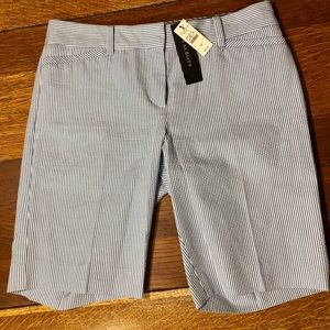 NWT!! Talbots Striped Bermuda Shorts (2P)